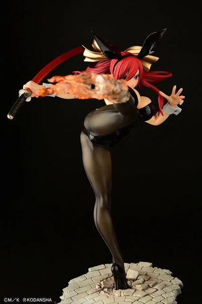 Fairy Tail - Erza Scarlet - 1/6 - High Kick Ver., Black Bunny (Orca Toys)ㅤ – Orca Toys – ActionFigureBrasil — ambientada