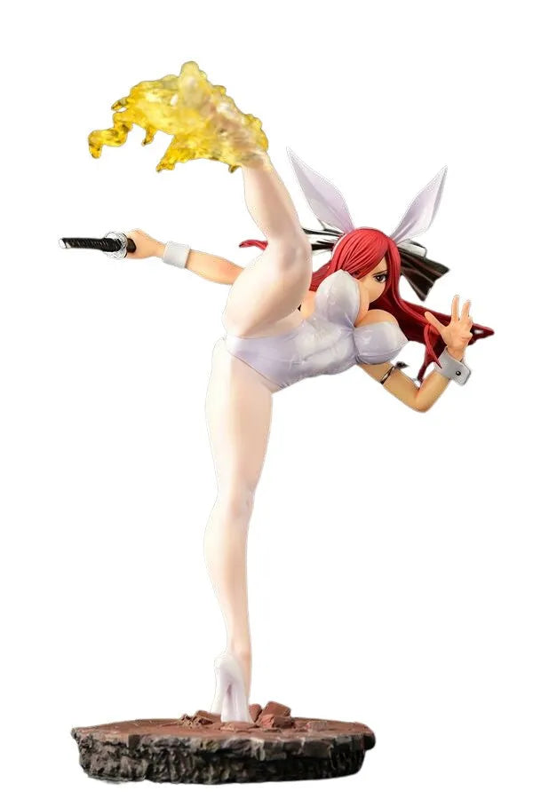 Fairy Tail - Erza Scarlet - 1/6 - High Kick Ver., White Bunny (Orca Toys)ㅤ – Orca Toys – ActionFigure Brasil