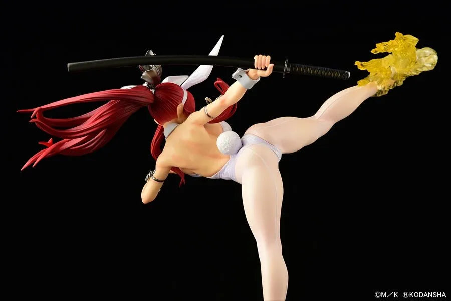 Fairy Tail - Erza Scarlet - 1/6 - High Kick Ver., White Bunny (Orca Toys)ㅤ – Orca Toys – ActionFigure Brasil