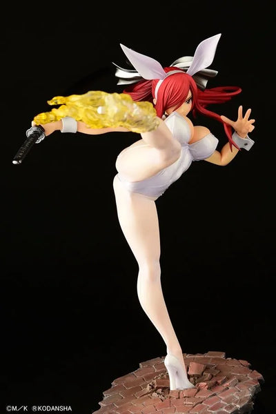 Fairy Tail - Erza Scarlet - 1/6 - High Kick Ver., White Bunny (Orca Toys)ㅤ – Orca Toys – ActionFigure Brasil — iluminação de estúdio
