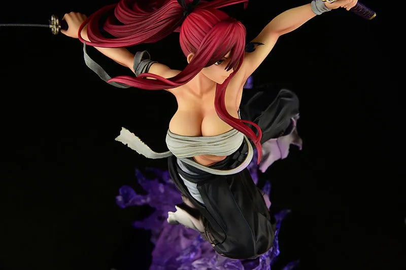 Fairy Tail - Erza Scarlet - 1/6 - Samurai Light Flame Manjo ver. Jet Black (Orca Toys)ㅤ – Orca Toys – ActionFigure Brasil