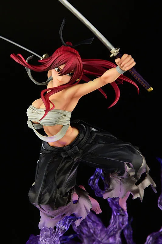 Fairy Tail - Erza Scarlet - 1/6 - Samurai Light Flame Manjo ver. Jet Black (Orca Toys)ㅤ – Orca Toys – ActionFigure Brasil