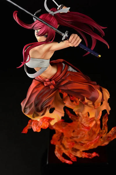 Fairy Tail - Erza Scarlet - 1/6 - Samurai Light Flame Manjo ver. Rouge (Orca Toys)ㅤ – Orca Toys – ActionFigure Brasil — ângulo diferente
