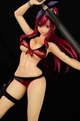 Fairy Tail - Erza Scarlet - 1/6 - Swimsuit Gravure_Style ver. Honoo (Orca Toys)ㅤ – Orca Toys – ActionFigureBrasil — ângulo diferente