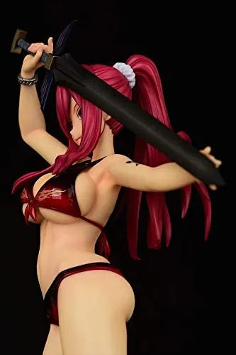 Fairy Tail - Erza Scarlet - 1/6 - Swimsuit Gravure_Style ver. Honoo (Orca Toys)ㅤ – Orca Toys – ActionFigureBrasil — ambientada