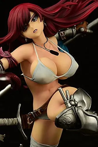 Fairy Tail - Erza Scarlet - 1/6 - the Kishi ver., Refine 2022 - 2022 Re-release (Orca Toys)ㅤ – Orca Toys – ActionFigure Brasil — com base expositora