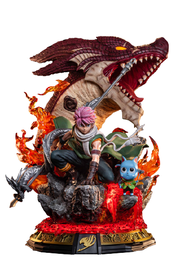 Fairy Tail - Happy - Igneel - Natsu Dragneel - 1/8 - Middle Size (A-Toys, JADE Toys Studio)ㅤ – A-Toys,JADE Toys Studio – ActionFigure Brasil