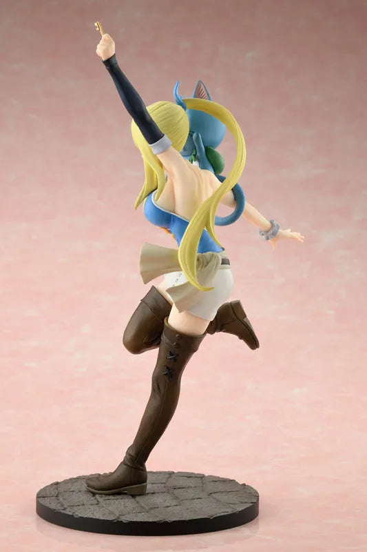 Fairy Tail - Happy - Lucy Heartfilia - 1/8 - Wink Ver. (Bell Fine)ㅤ – Bell Fine – ActionFigure Brasil