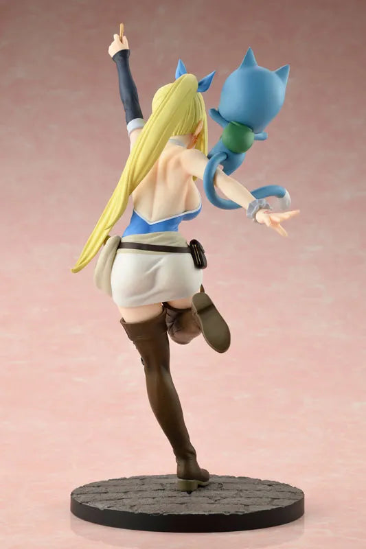 Fairy Tail - Happy - Lucy Heartfilia - 1/8 - Wink Ver. (Bell Fine)ㅤ – Bell Fine – ActionFigure Brasil