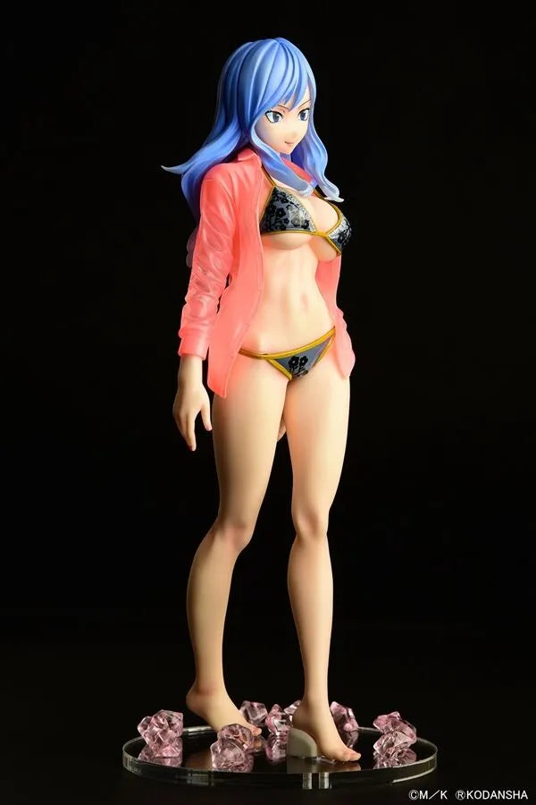 Fairy Tail - Juvia Lockser - 1/6 - Gravure_Style, Sheer Wet Shirt SP, Black Bikini!! (Orca Toys)ㅤ – Orca Toys – ActionFigure Brasil