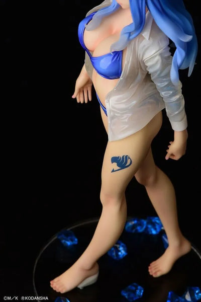 Fairy Tail - Juvia Lockser - 1/6 - Gravure_Style, Sheer Wet Shirt SP (Orca Toys)ㅤ – Orca Toys – ActionFigureBrasil — com base expositora