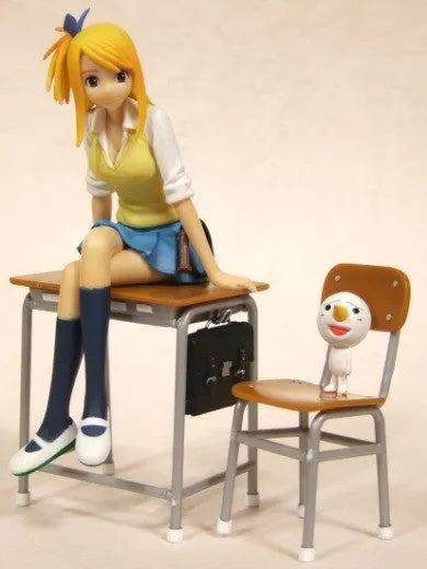 Fairy Tail - Lucy Heartfilia - Plue - Sunday x Magazine 50th Anniversary Collaboration Figure Set - St. SunMaga Gakuen 3rd Period (SEGA)ㅤ – Sega – ActionFigure Brasil