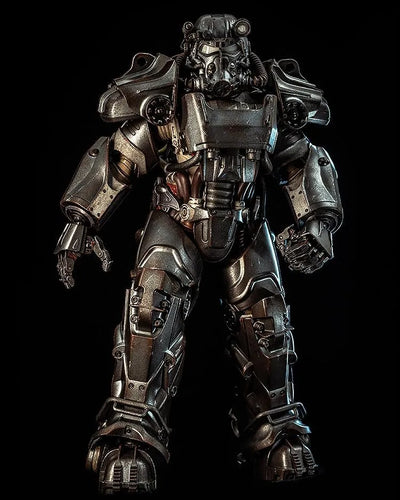 Fallout - 1/6 - T-60 - Power Armor - Reprint (Threezero)ㅤ – ThreeZero – ActionFigure Brasil — com base expositora