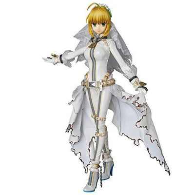 Fate/Extra CCC - Saber Bride - Real Action Heroes No.740 - 1/6 (Medicom Toy)ㅤ – Medicom Toy – ActionFigureBrasil — com base expositora