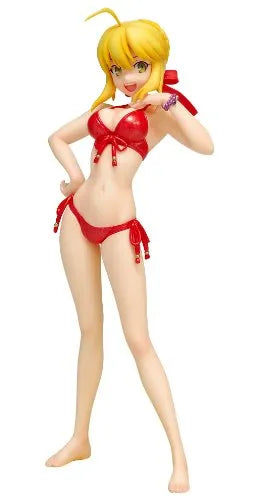 Fate/EXTRA - Saber EXTRA - Beach Queens - 1/10 - Red Edition, Swimsuit ver. (Wave)ㅤ – Wave – ActionFigure Brasil