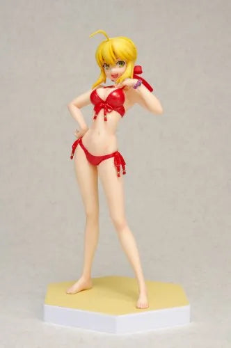 Fate/EXTRA - Saber EXTRA - Beach Queens - 1/10 - Red Edition, Swimsuit ver. (Wave)ㅤ – Wave – ActionFigure Brasil