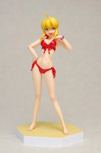 Fate/EXTRA - Saber EXTRA - Beach Queens - 1/10 - Red Edition, Swimsuit ver. (Wave)ㅤ – Wave – ActionFigure Brasil