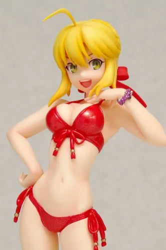 Fate/EXTRA - Saber EXTRA - Beach Queens - 1/10 - Red Edition, Swimsuit ver. (Wave)ㅤ – Wave – ActionFigure Brasil