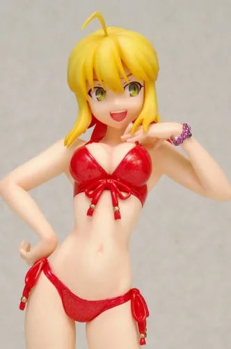 Fate/EXTRA - Saber EXTRA - Beach Queens - 1/10 - Red Edition, Swimsuit ver. (Wave)ㅤ – Wave – ActionFigureBrasil — ambientada