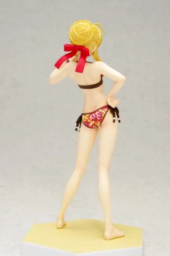 Fate/EXTRA - Saber EXTRA - Beach Queens - 1/10 - Swimsuit ver. (Wave)ㅤ – Wave – ActionFigure Brasil — com base expositora