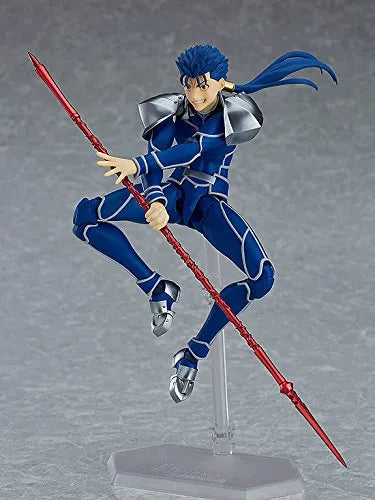 Fate/Grand Order - Cú Chulainn - Figma #375 - Lancer (Max Factory)ㅤ – Max Factory As Manufacturer – ActionFigure Brasil — com base expositora