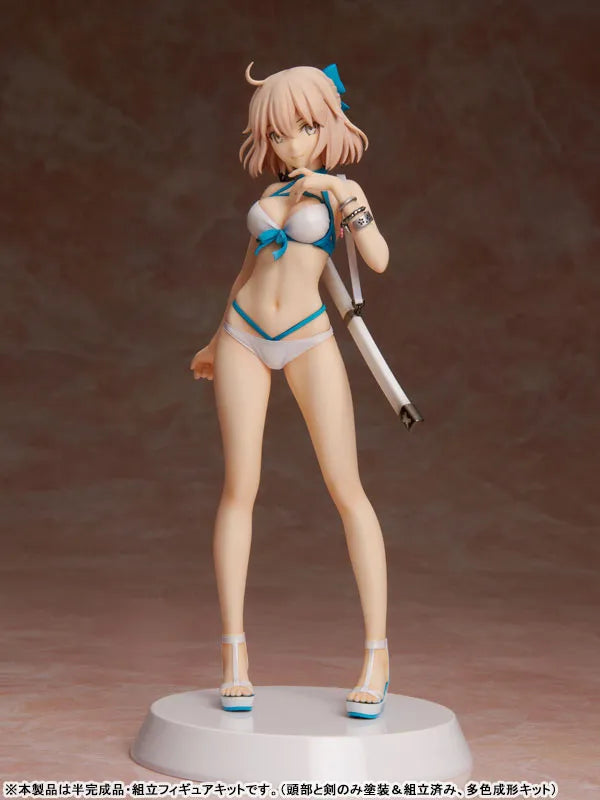 Fate/Grand Order - Okita Souji - Assemble Heroines - Summer Queens - 1/8 - Assassin - Model Kit (Our Treasure)ㅤ – Our Treasure – ActionFigure Brasil