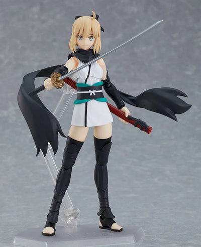 Fate/Grand Order - Okita Souji - Figma #521-DX - Saber, Second Ascension Ver. (Max Factory)ㅤ – Max Factory – ActionFigureBrasil — iluminação de estúdio