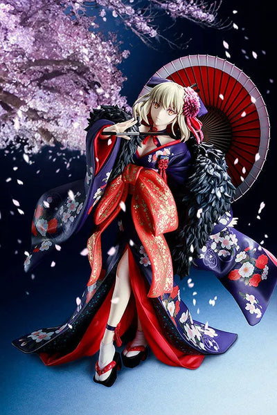 Fate/stay Night Heaven's Feel - Saber Alter - 1/7 - Kimono Ver. (Kadokawa)ㅤ – Kadokawa – ActionFigureBrasil — embalagem