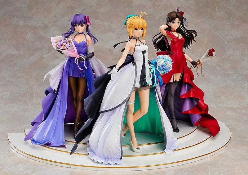 Fate/Stay Night - Saber - Matou Sakura - Rin Tohsaka - 1/7 - 15th Celebration Dress Ver. - Set of 3 Figures (Good Smile Company)ㅤ – Good Smile Company – ActionFigure Brasil