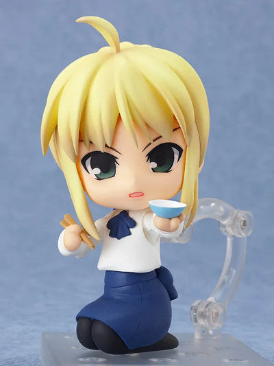 Fate/Stay Night - Saber - Nendoroid #225 - Full Action Plain Clothes Ver. (Good Smile Company, Hobby Japan)ㅤ – Good Smile Company – ActionFigureBrasil — ângulo diferente