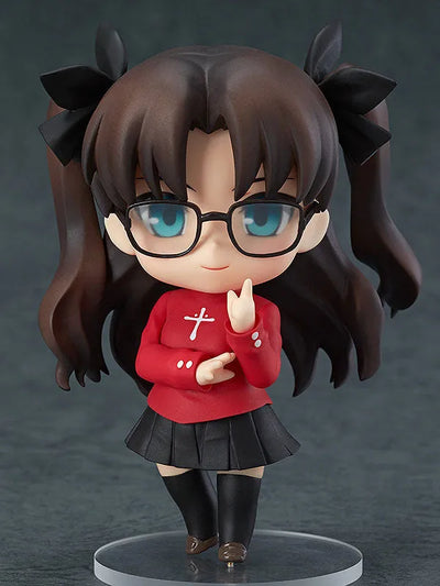 Fate/Stay Night - Tohsaka Rin - Nendoroid #409 (Good Smile Company)ㅤ – Good Smile Company – ActionFigureBrasil — ângulo diferente
