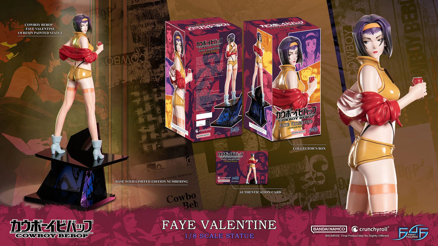 Faye Valentine - LIMITED EDITION: 350 – First 4 Figures – ActionFigure Brasil