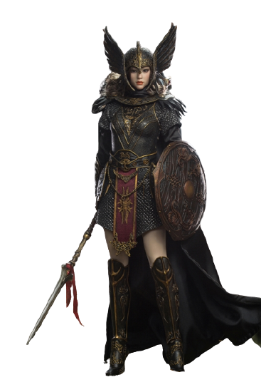 Female Night Warrior A - Black Armor Ver. - 1/6 (TB League)ㅤ – TB League – ActionFigureBrasil