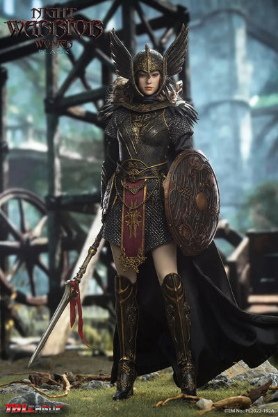 Female Night Warrior A - Black Armor Ver. - 1/6 (TB League)ㅤ – TB League – ActionFigureBrasil — ângulo diferente