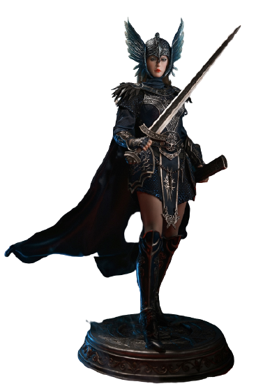 Female Night Warrior B - Royal Blue Armor Ver. - 1/6 (TB League)ㅤ – TB League – ActionFigureBrasil