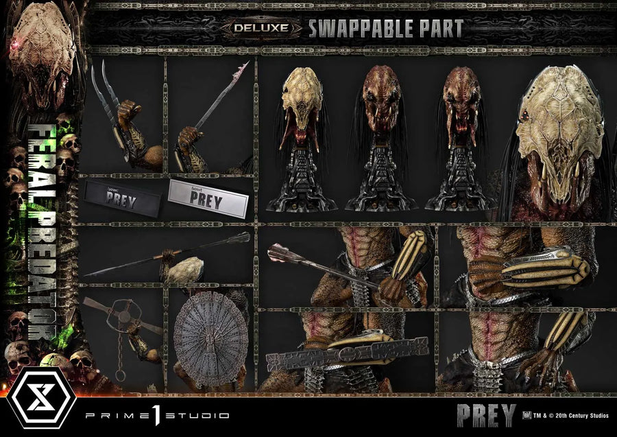 Feral Predator (Deluxe Bonus Version) Prey (Film) – Prime1Studio – ActionFigure Brasil