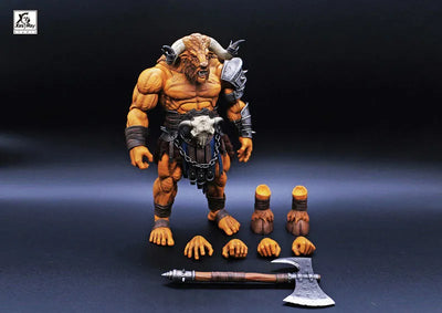 Fight for Glory 014 Minotaur Kasos 1/12 Scale Posable Figureㅤ – XesRay studio – ActionFigureBrasil