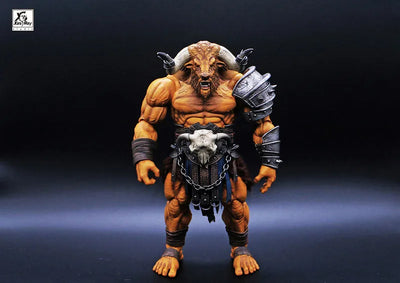 Fight for Glory 014 Minotaur Kasos 1/12 Scale Posable Figureㅤ – XesRay studio – ActionFigureBrasil — ângulo diferente