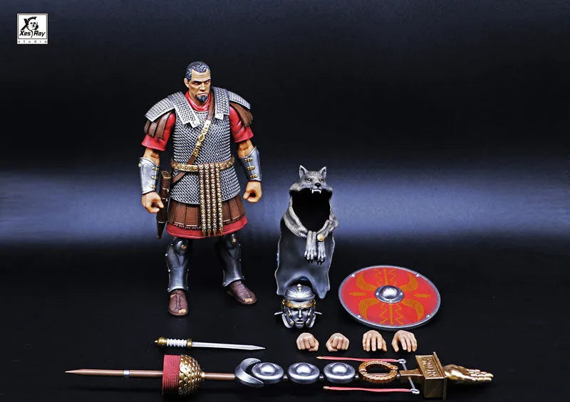Fight for Glory 017 Roman Army Flag-bearer 1/12 Scale Posable Figureㅤ – XesRay studio – ActionFigure Brasil