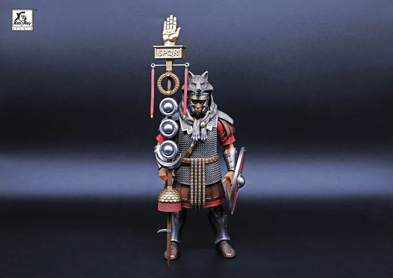 Fight for Glory 017 Roman Army Flag-bearer 1/12 Scale Posable Figureㅤ – XesRay studio – ActionFigure Brasil
