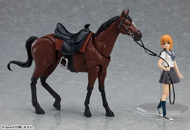 Figma #490 - Horse - Chestnut ver. 2 (Max Factory)ㅤ – Max Factory – ActionFigure Brasil