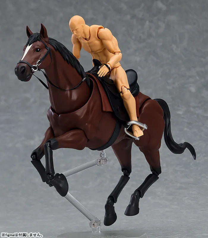 Figma #490 - Horse - Chestnut ver. 2 (Max Factory)ㅤ – Max Factory – ActionFigure Brasil