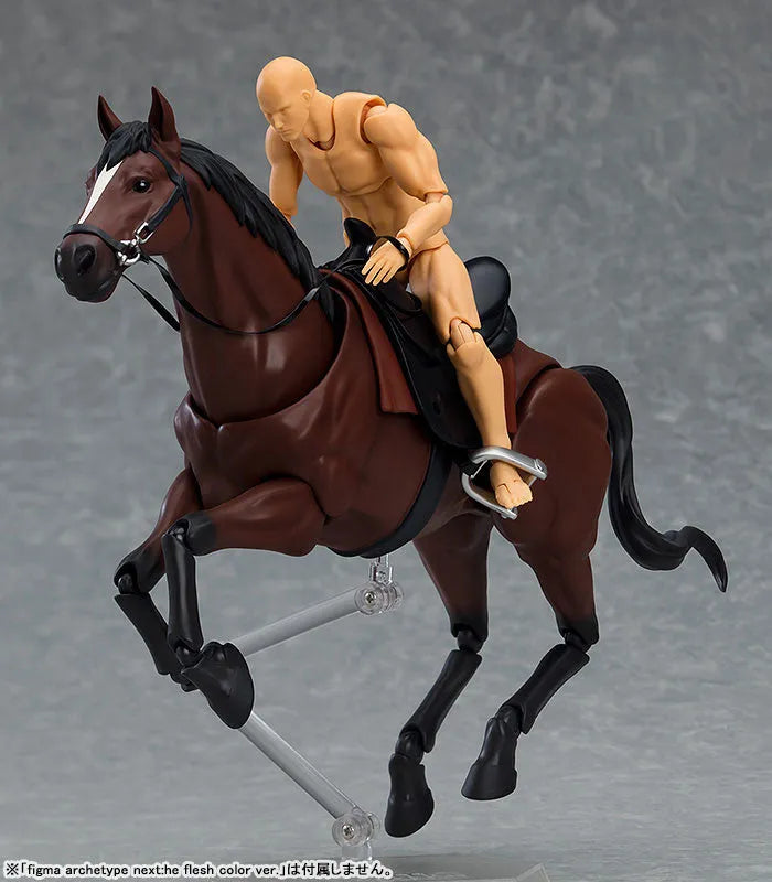 figma Horse ver.2 (Brown)ㅤ – Max Factory – ActionFigure Brasil