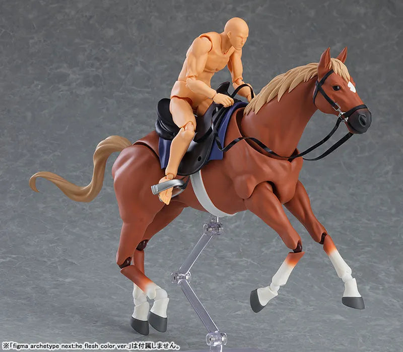 figma Horse ver.2 (Light Chestnut)ㅤ – Max Factory – ActionFigureBrasil