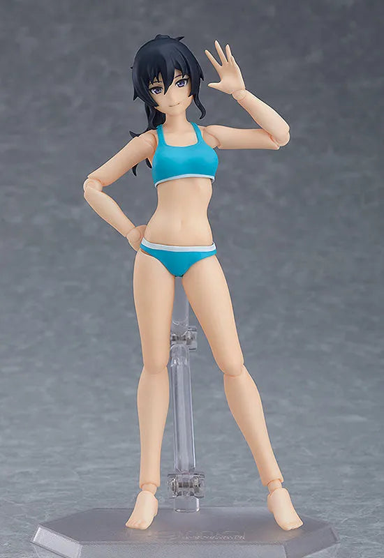 Figma - Original Character - Makoto - figma styles #488 - Female Swimsuit Body (Max Factory)ㅤ – Max Factory – ActionFigure Brasil