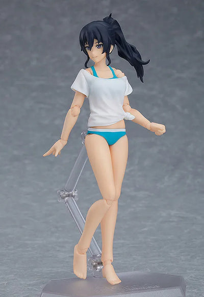 Figma - Original Character - Makoto - figma styles #488 - Female Swimsuit Body (Max Factory)ㅤ – Max Factory – ActionFigureBrasil — ambientada