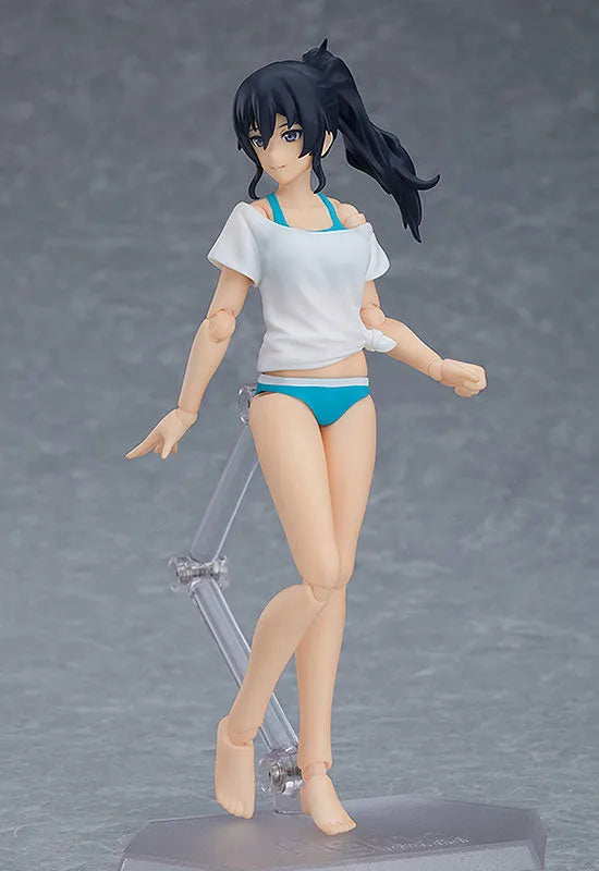 Figma - Original Character - Makoto - figma styles #488 - Female Swimsuit Body (Max Factory)ㅤ – Max Factory – ActionFigure Brasil