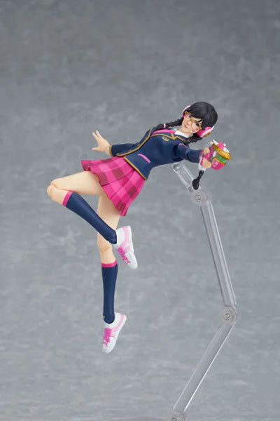 figma Overwatch D.VA Academy Skin Ver.ㅤ – Good Smile Company – ActionFigureBrasil — ângulo diferente