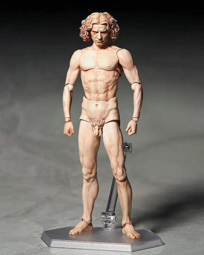 Figma (#SP-075) - The Table Museum - Vitruvian Man - 2027 Re-release (FREEing, Max Factory)ㅤ – FREEing – ActionFigureBrasil — ângulo diferente