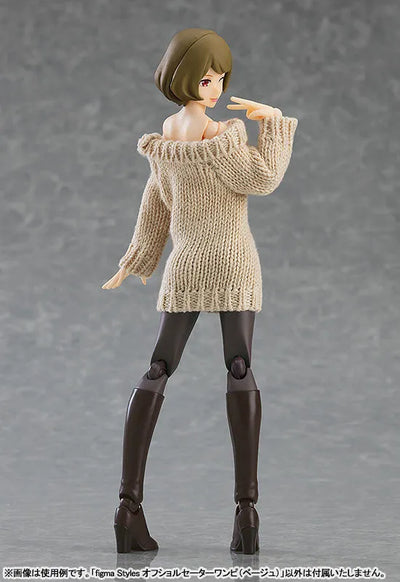 figma Styles Off-the-Shoulder Sweater Dress (Beige)ㅤ – Max Factory – ActionFigureBrasil — detalhe do produto